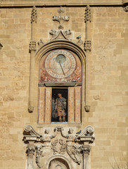 The clocktower of Hotel de Ville in Aix-en-Provence, France