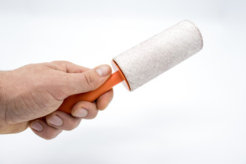 Cleaning Roller with Orange Handle