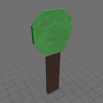 Origami simple tree
