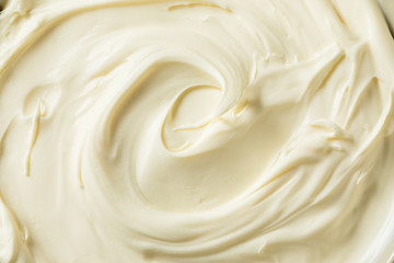 Creamy Homemade Mascarpone Cheese - obrazy, fototapety, plakaty