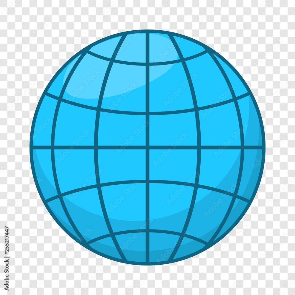 Poster planet icon in cartoon style isolated on background for any web design