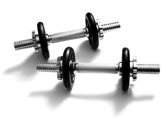 Cast Iron and Chrome Barbells