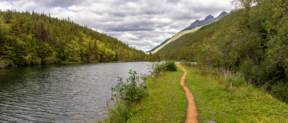 View from trail to lower and upper Dewey lake, Starting from Skagway Alaska  © DiegoRussoPh