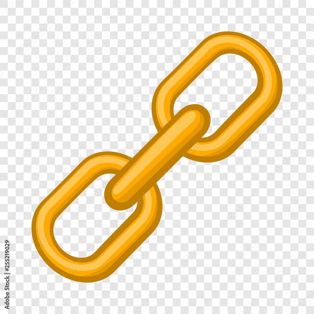 Poster chain icon in cartoon style isolated on background for any web design