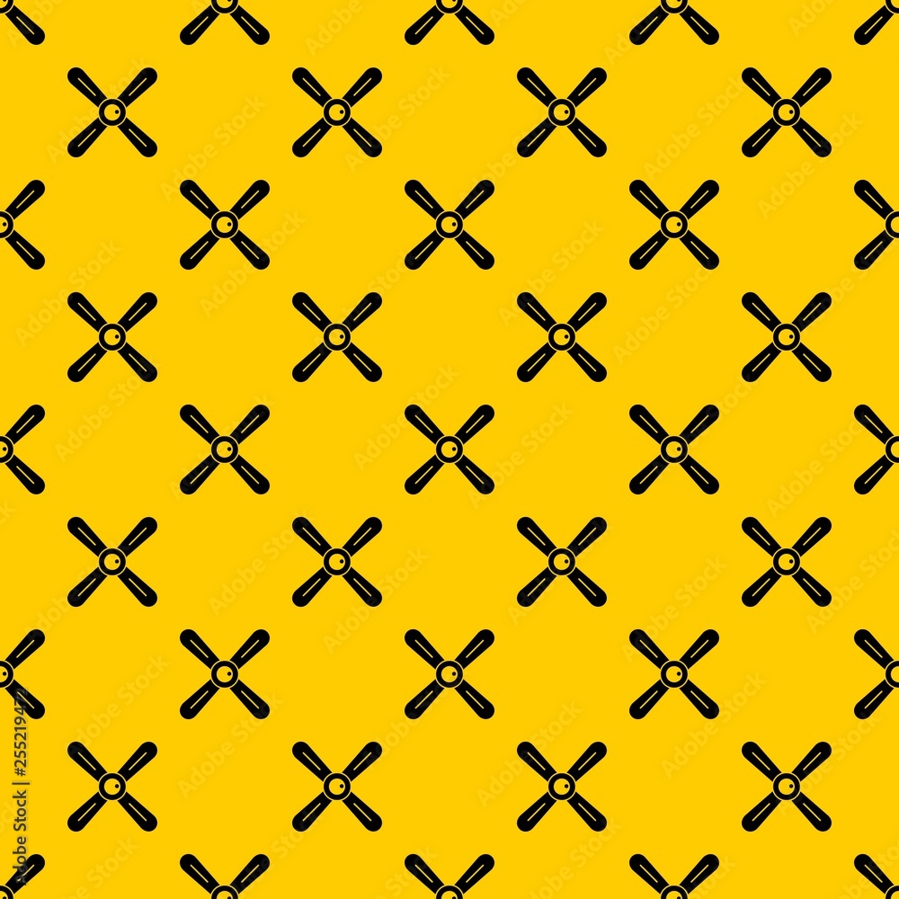 Poster propeller pattern seamless vector repeat geometric yellow for any design