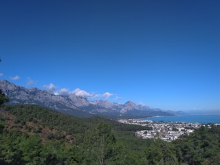 Sea and mountains