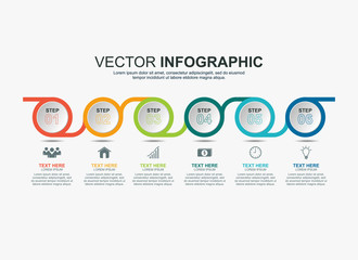 Timeline infographics design template