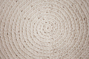Fototapeta na wymiar Knitted white texture