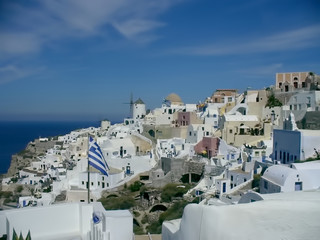 Nice day observing the architecture of Santorini.