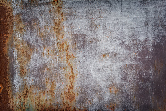 Grunge rusty metal texture background © viktoriya89
