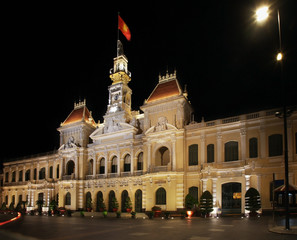 Obraz premium City Hall in Ho Chi Minh. Vietnam
