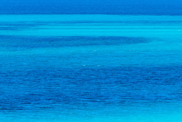 blue and turquoise sea water