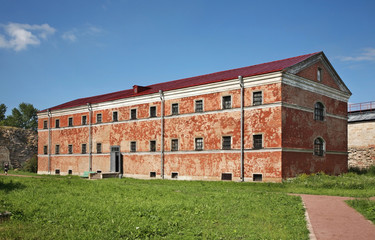 New prison at Oreshek Fortress at Shlisselburg. Leningrad oblast. Russia