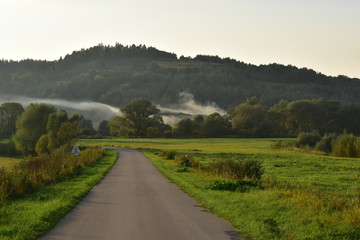 road in the countryside