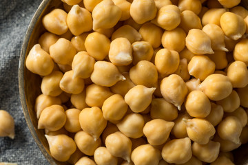 Raw Organic Garbanzo Bean Chickpeas