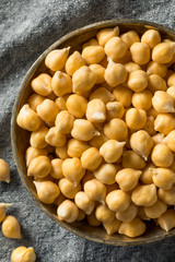 Raw Organic Garbanzo Bean Chickpeas