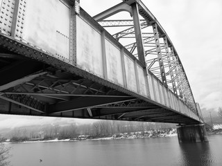 steel bridge from different angles