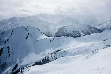 Fototapeta na wymiar Hochalpine Winterlandschaft