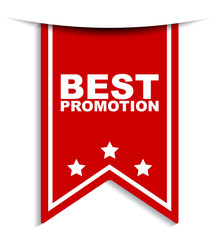 red vector banner best promotion