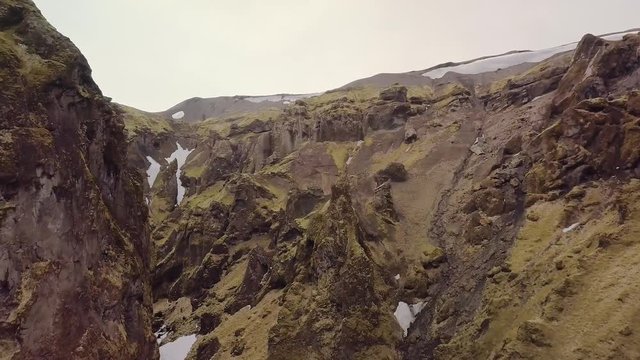 Volcanic landscape in Iceland