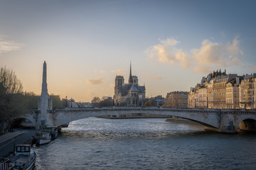 Paris, France - 03 10 2019: Notre-Dame Of Paris