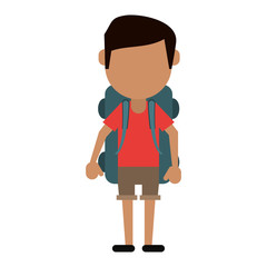 Tourist man avatar