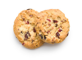 Sweet cookies with raisins.