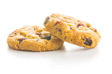 Sweet cookies with raisins.