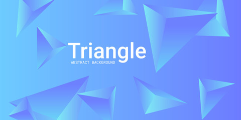 Abstract composition of  triangle.