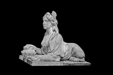 Female lion - Park sculpture.