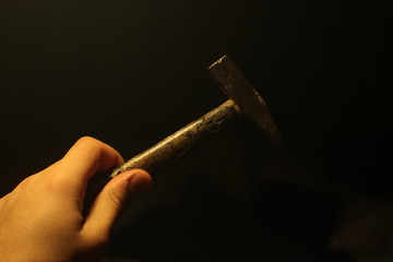 old hard hammer