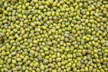 Mung bean or Green bean background