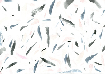 handmade watercolor abstract white background