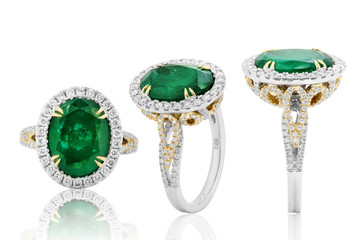 ring diamonds  jewelry with  and gemstone emerald ruby and Sapphire