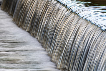 Close up of flowing water