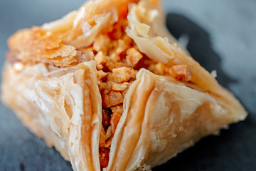 Small baklava basket.