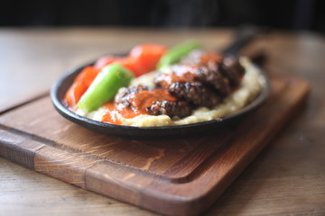 meatballs and meat dish