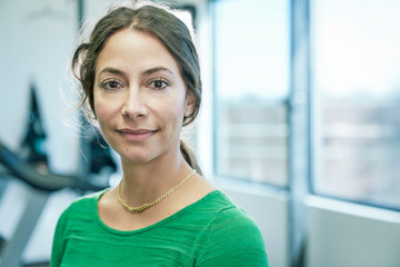 Portrait of smiling woman
