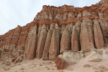 hiking in the desert