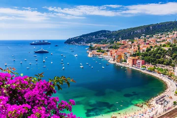 Foto auf Acrylglas Nice Villefranche-sur-Mer, Frankreich. Küstenstadt an der französischen Riviera (oder Côte d& 39 Azur).