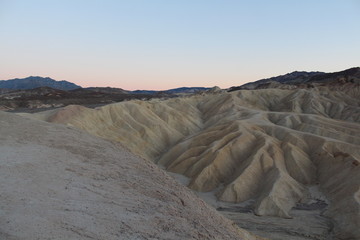 hiking in the desert