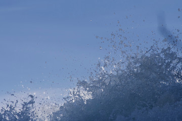 color of the year 2020 pantone classic blue fresh sparkling water background template in colors