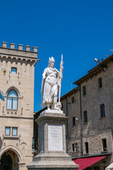 Fototapeta na wymiar Statue of Liberty in San Marino