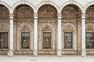 Mosque of Muhammad Ali courtyard wall