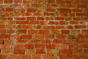 Texture red brick wall   as a background or For add text . Abstract background photo. Interior decoration and architectural design material. Loft for exterior and interior design.