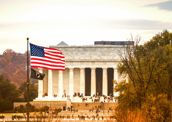 Lincoln Memorial in Washington DC, USA