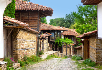 Fototapeta na wymiar Zheravna, Bulgaria - architectural reserve