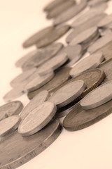 vintage coins detail