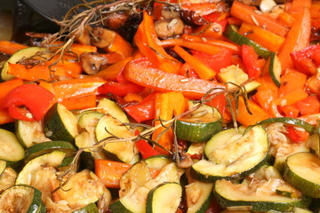 Gebratenes Gemüse
