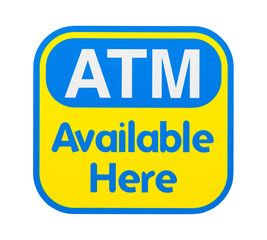 ATM Sticker